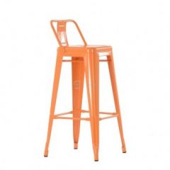 Барный стул Barneo N-242 Tolix Style 2003 Оранжевый в Копейске - kopejsk.mebel24.online | фото