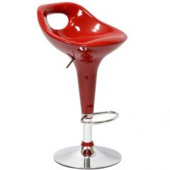 Барный стул Barneo N-7 Malibu красный глянец в Копейске - kopejsk.mebel24.online | фото