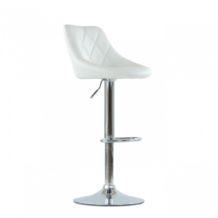 Барный стул Barneo N-83 Comfort (Комфорт) белый в Копейске - kopejsk.mebel24.online | фото