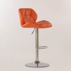 Барный стул Barneo N-85 Diamond оранжевый в Копейске - kopejsk.mebel24.online | фото 2