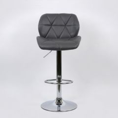 Барный стул Barneo N-85 Diamond серый в Копейске - kopejsk.mebel24.online | фото 3