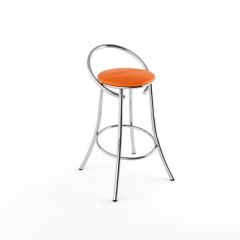 Барный стул Фуриант оранжевый-843 в Копейске - kopejsk.mebel24.online | фото