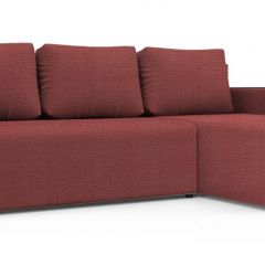 Диван угловой Алиса 3 Shaggy MAUVE - TEOS BLACK в Копейске - kopejsk.mebel24.online | фото