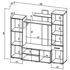 ИБИЦА Гостиная (ЯШС/ЯШТ) в Копейске - kopejsk.mebel24.online | фото 2