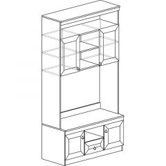 Гостиная Инна 1 Денвер светлый в Копейске - kopejsk.mebel24.online | фото 10