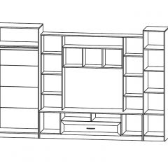 ПРАГА Гостиная (модульная) в Копейске - kopejsk.mebel24.online | фото 2