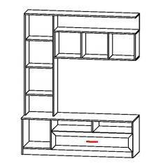 ПРАГА Гостиная (модульная) в Копейске - kopejsk.mebel24.online | фото 7