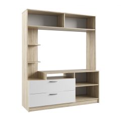 СОФИ Гостиная (модульная) дуб сонома/белый глянец в Копейске - kopejsk.mebel24.online | фото 6