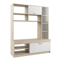 СОФИ Гостиная (модульная) дуб сонома/белый глянец в Копейске - kopejsk.mebel24.online | фото 3