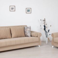 Комплект Роуз ТД 412 диван-кровать + кресло + комплект подушек в Копейске - kopejsk.mebel24.online | фото