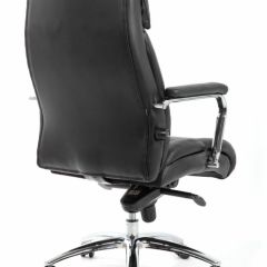 Кресло BRABIX PREMIUM "Phaeton EX-502" (кожа с компаньоном, хром, черное) 530882 в Копейске - kopejsk.mebel24.online | фото 4