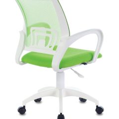 Кресло BRABIX "Fly MG-396W", пластик белый, сетка, салатовое, 532403 в Копейске - kopejsk.mebel24.online | фото 3