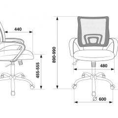 Кресло Бюрократ CH-695N/SL/BL/TW-11 синий TW-05 черный TW-11 в Копейске - kopejsk.mebel24.online | фото 4