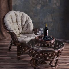 Кресло Черчилль/Рузвельт (Орех матовый) в Копейске - kopejsk.mebel24.online | фото 2