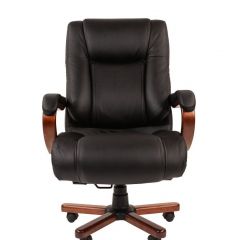 Кресло для руководителя CHAIRMAN  503 (Кожа) Черное в Копейске - kopejsk.mebel24.online | фото
