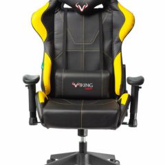 Кресло игровое Бюрократ VIKING 5 AERO YELLOW черный/желтый в Копейске - kopejsk.mebel24.online | фото 3