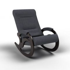 Кресло-качалка Вилла 11-Т-ГР (тканьвенге) ГРАФИТ в Копейске - kopejsk.mebel24.online | фото