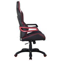 Кресло компьютерное BRABIX Nitro GM-001 (ткань/экокожа) черное, вставки красные (531816) в Копейске - kopejsk.mebel24.online | фото 6