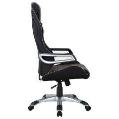 Кресло компьютерное BRABIX Techno GM-002 (ткань) черное/серое, вставки белые (531815) в Копейске - kopejsk.mebel24.online | фото 4