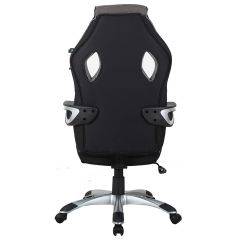 Кресло компьютерное BRABIX Techno GM-002 (ткань) черное/серое, вставки белые (531815) в Копейске - kopejsk.mebel24.online | фото 6