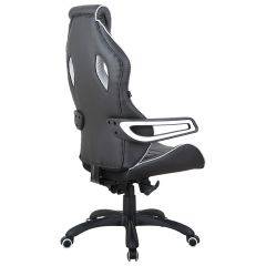 Кресло компьютерное BRABIX Techno Pro GM-003 (экокожа черное/серое, вставки серые) 531814 в Копейске - kopejsk.mebel24.online | фото 7