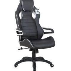 Кресло компьютерное BRABIX Techno Pro GM-003 (экокожа черное/серое, вставки серые) 531814 в Копейске - kopejsk.mebel24.online | фото 2
