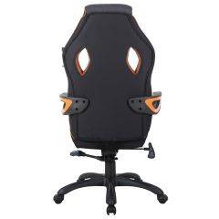 Кресло компьютерное BRABIX Techno Pro GM-003 (ткань черное/серое, вставки оранжевые) 531813 в Копейске - kopejsk.mebel24.online | фото 5