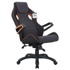 Кресло компьютерное BRABIX Techno Pro GM-003 (ткань черное/серое, вставки оранжевые) 531813 в Копейске - kopejsk.mebel24.online | фото 8