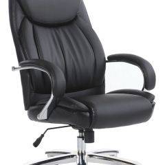 Кресло офисное BRABIX "Advance EX-575" (хром/экокожа/черное) 531825 в Копейске - kopejsk.mebel24.online | фото 2