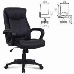 Кресло офисное BRABIX "Enter EX-511" (экокожа/черная) 530859 в Копейске - kopejsk.mebel24.online | фото