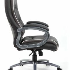 Кресло офисное BRABIX PREMIUM "Strong HD-009" (экокожа черная, ткань серая) 531945 в Копейске - kopejsk.mebel24.online | фото 3
