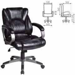 Кресло офисное BRABIX "Eldorado EX-504", экокожа, черное, 530874 в Копейске - kopejsk.mebel24.online | фото 3