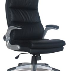 Кресло офисное BRABIX "Fregat EX-510" (рециклированная кожа, черное) 530863 в Копейске - kopejsk.mebel24.online | фото