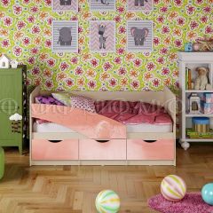 Кровать Бабочки (Розовый металлик) 1800 в Копейске - kopejsk.mebel24.online | фото