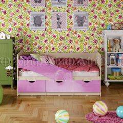 Кровать Бабочки (Сиреневый металлик) 1600 в Копейске - kopejsk.mebel24.online | фото