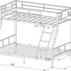 Кровать двухъярусная «Гранада-1 140» в Копейске - kopejsk.mebel24.online | фото 6