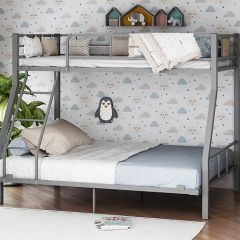 Кровать двухъярусная "Гранада-1 140" Серый в Копейске - kopejsk.mebel24.online | фото