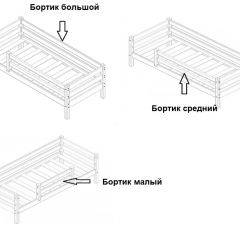 Кровать одноярусная Сонечка (800*1900) модульная в Копейске - kopejsk.mebel24.online | фото 3