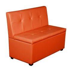 Кухонный диван Уют-1 (1000) Оранжевый в Копейске - kopejsk.mebel24.online | фото 1