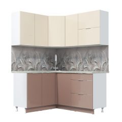 Кухонный гарнитур Асти-латте угловой 1,4*1,6 в Копейске - kopejsk.mebel24.online | фото 2