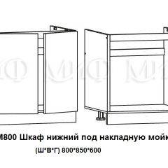 ЛИЗА-2 Кухонный гарнитур 1,6 Белый глянец холодный в Копейске - kopejsk.mebel24.online | фото 6