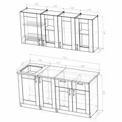 Кухонный гарнитур Ника демо 1700 в Копейске - kopejsk.mebel24.online | фото 4