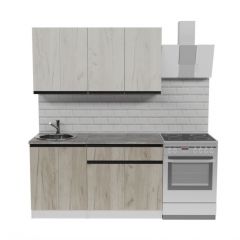 Кухонный гарнитур Паола медиум 1400 мм в Копейске - kopejsk.mebel24.online | фото 3