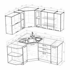 Кухонный гарнитур Светлана оптима 1500*1800 в Копейске - kopejsk.mebel24.online | фото 3