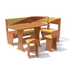 Кухонный уголок Ника-2 жемчужно-фисташковый в Копейске - kopejsk.mebel24.online | фото 3