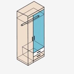 НИКА Н10з Шкаф для одежды в Копейске - kopejsk.mebel24.online | фото 4