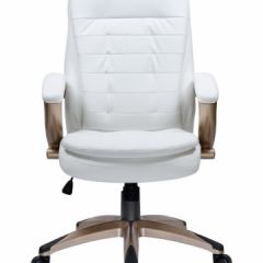 Офисное кресло для руководителей DOBRIN DONALD LMR-106B белый в Копейске - kopejsk.mebel24.online | фото