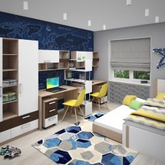 Подростковая Волкер (модульная) в Копейске - kopejsk.mebel24.online | фото 2
