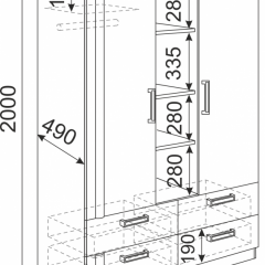 Подростковая Волкер (модульная) в Копейске - kopejsk.mebel24.online | фото 11