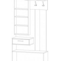 ИНФИНИТИ Прихожая (Секция с зеркалом + шкаф-пенал) в Копейске - kopejsk.mebel24.online | фото 11